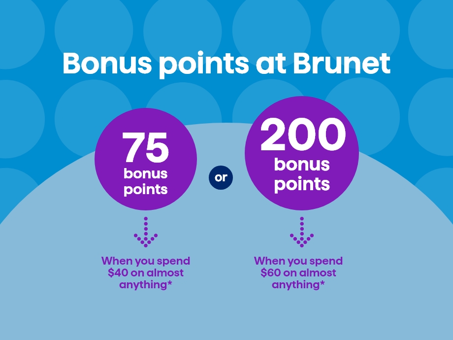 bonus points Brunet