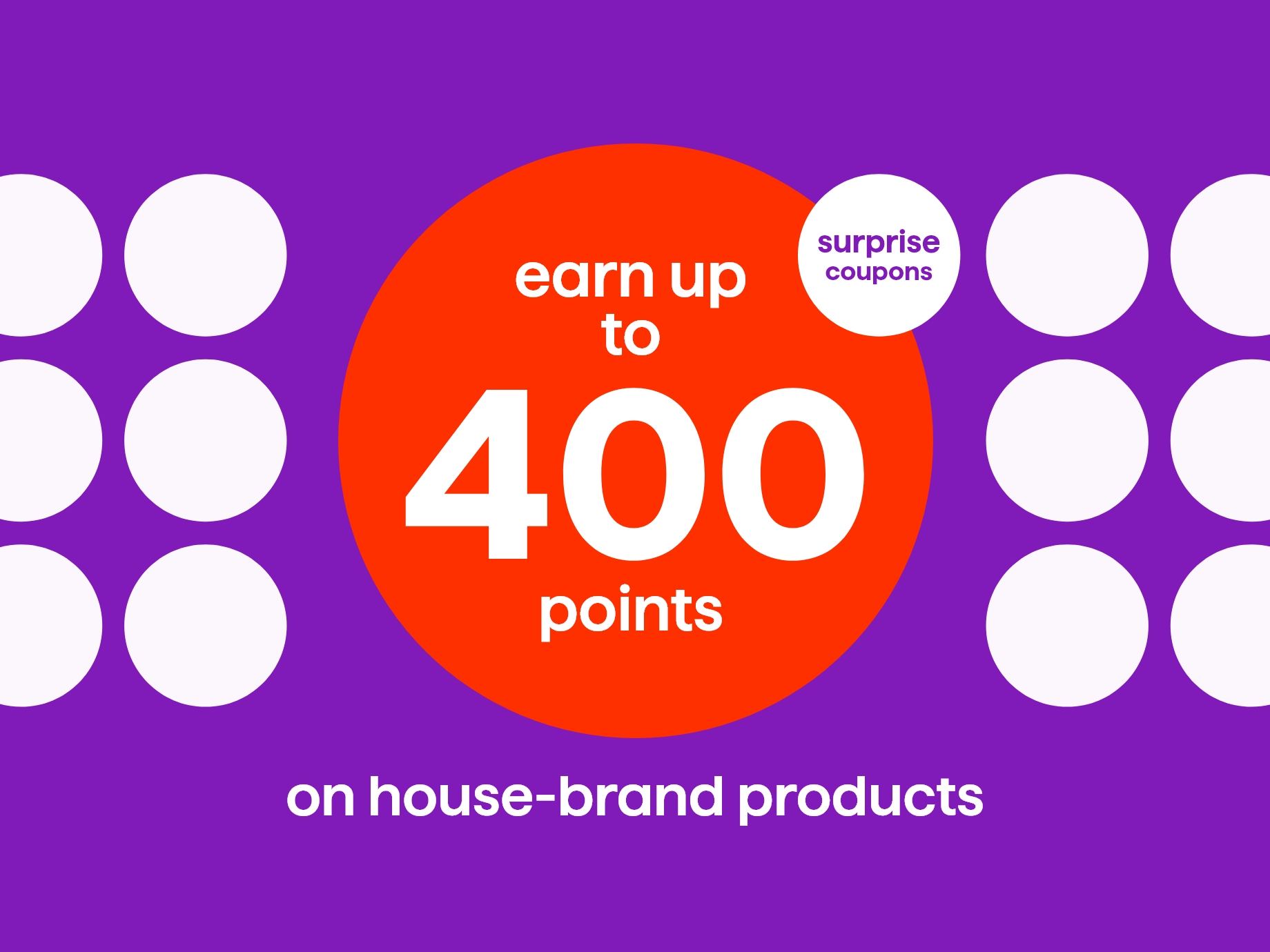 earn up to 400 points